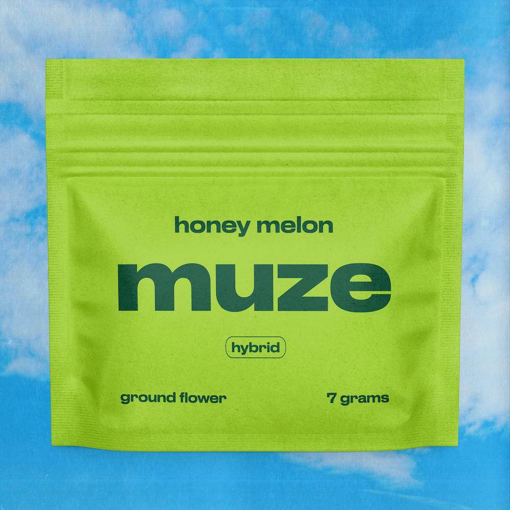 muze - Flavored Ground Flower 7g - Honey Melon Strain | East